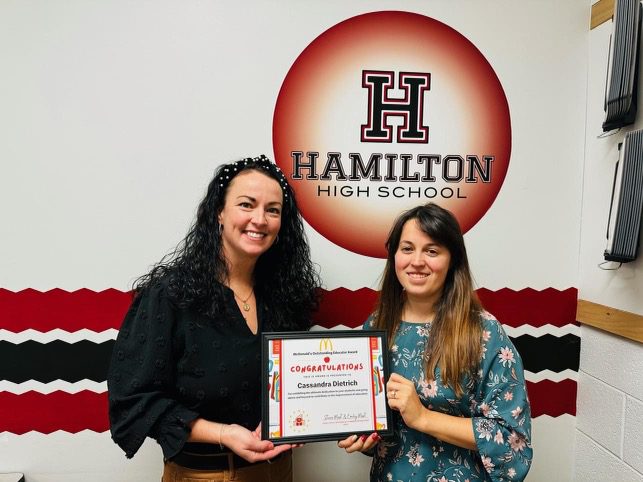 HHS Teacher awarded McDonald’s Outstanding Educator Award